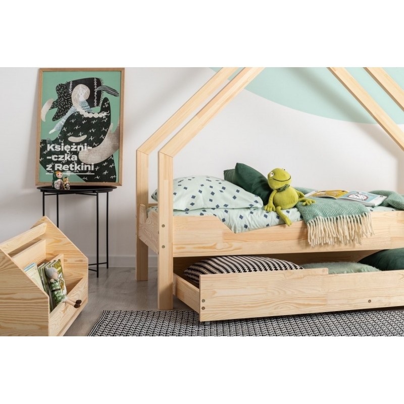 Chambre d'enfants lits cabanes superposés, mobilier sur mesure