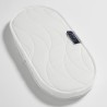 Matelas ovale pour couffin 36x72 4cm pour le confort de naissance