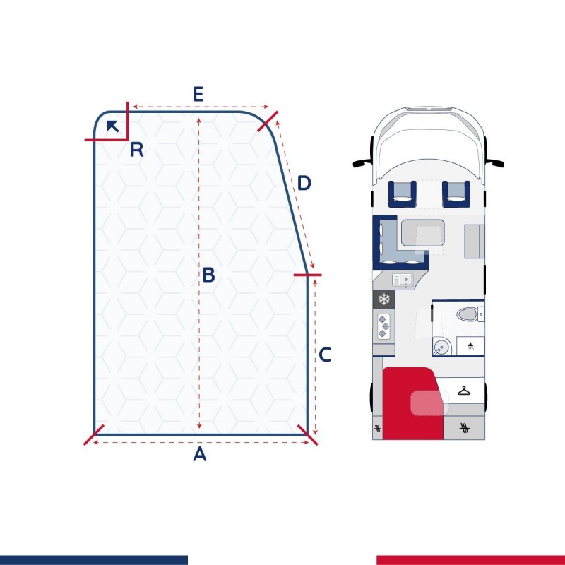 Matelas central Julie