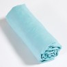 Drap housse bleu pour bébé