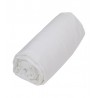 Drap housse 100% coton blanc pour matelas ovale 30x66
