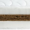 Matelas 80x180 fibre de coco naturelle 15cm
