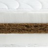 Matelas 80x190 fibre de coco naturelle 15cm