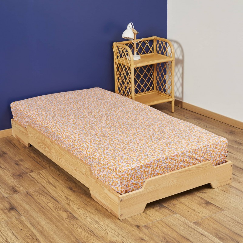 Drap housse Alice sur lit enfant