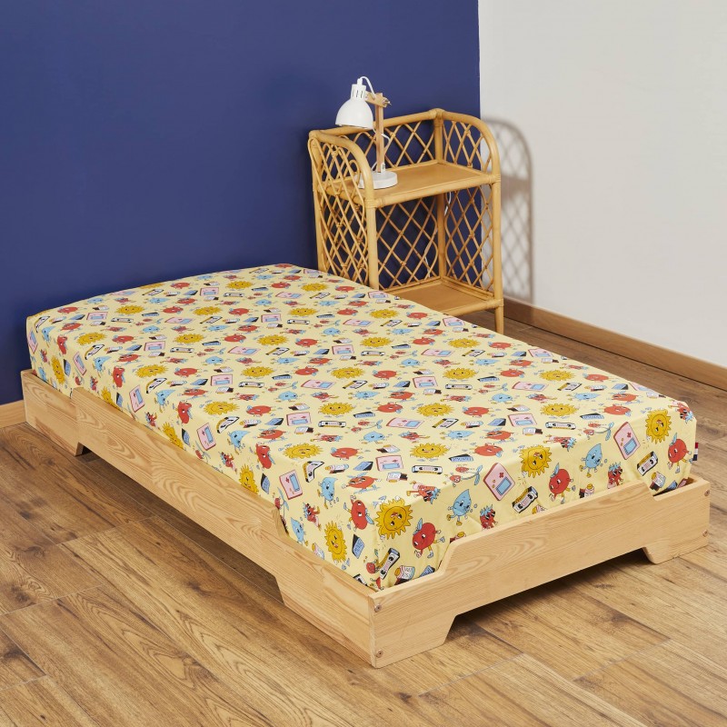 Drap housse rétro