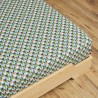 Zoom sur le motif drap housse Théodore