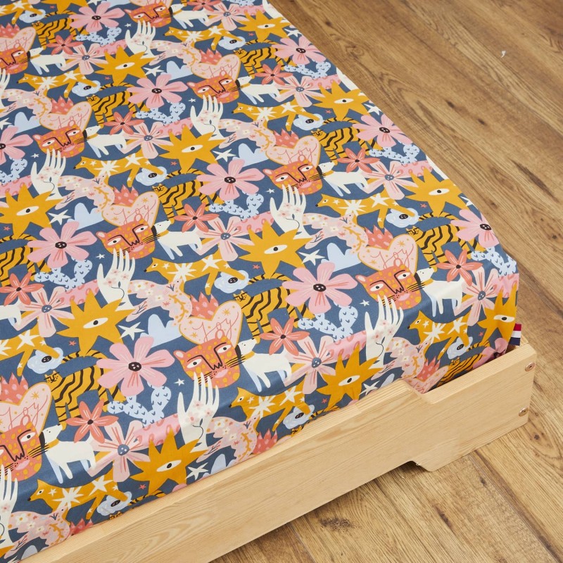 Zoom sur drap housse Jeanne