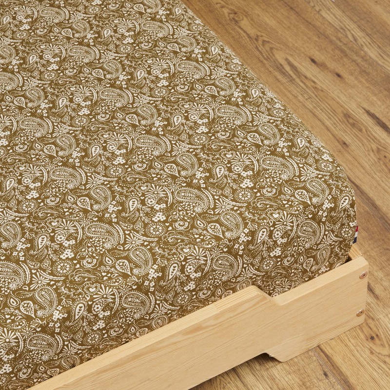 Zoom sur motif drap housse Mathilde