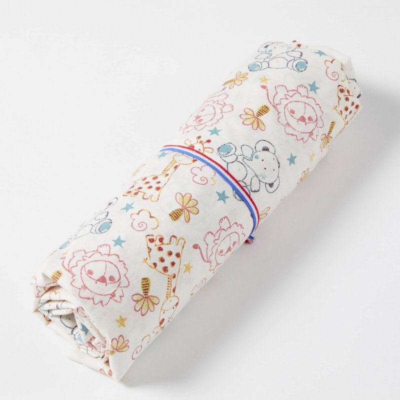 Drap housse Basile roulé
