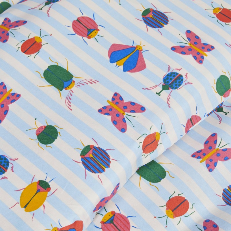 Zoom motif parure de lit Jeanne