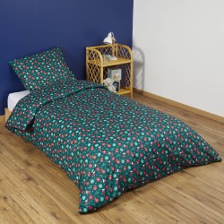 Parure de lit Noël Vert