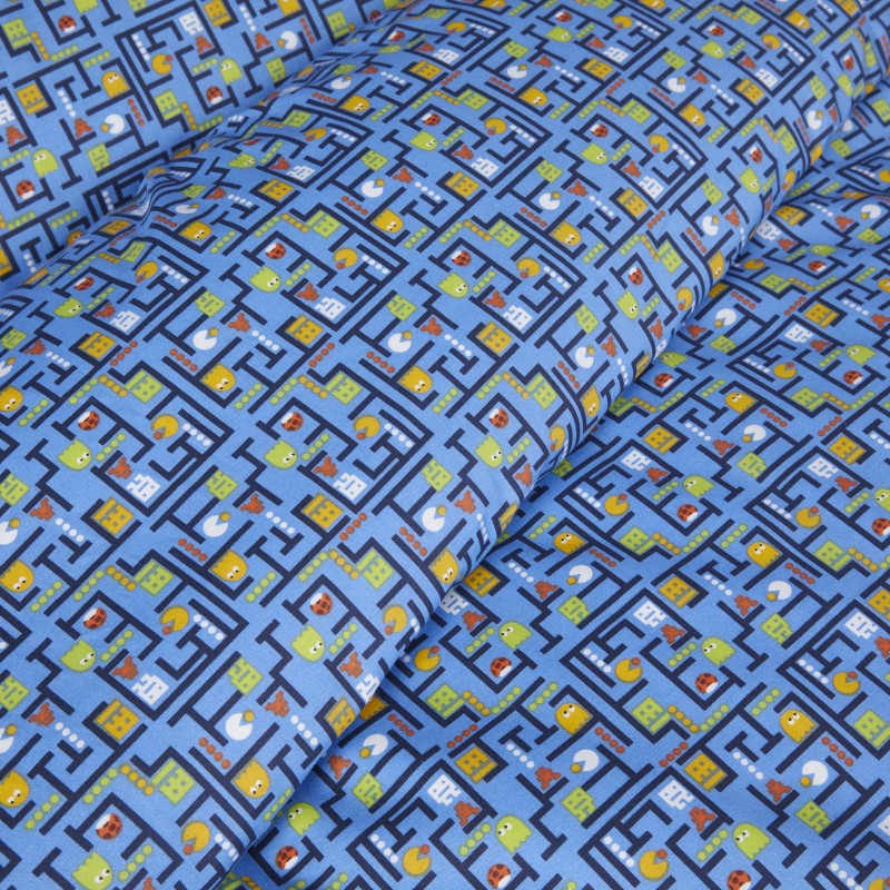 Parure de lit Arcade Bleue