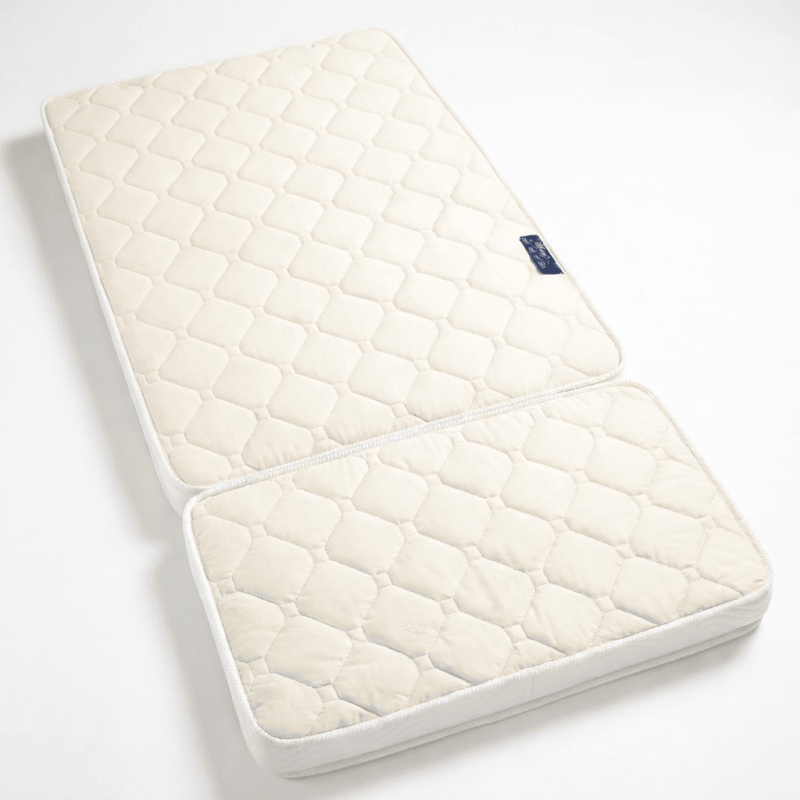 Matelas extensible 80x140 à 80x190cm COTON BIO