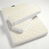 Matelas évolutif en 3 parties 90x200cm COTON BIO