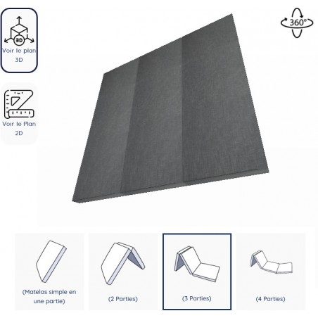 Matelas pour van sur mesure