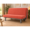 Matelas BZ velours côtelé corail – mousse HR 35 kg/m³