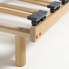 Sommier 140x190 cm à lattes encastrable – Structure double
