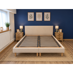 Sommier 150x190 cm à lattes encastrable – Structure double