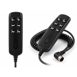 Télécommande filaire 6 boutons pour sommier électrique – Compatible OKIN et Richmat