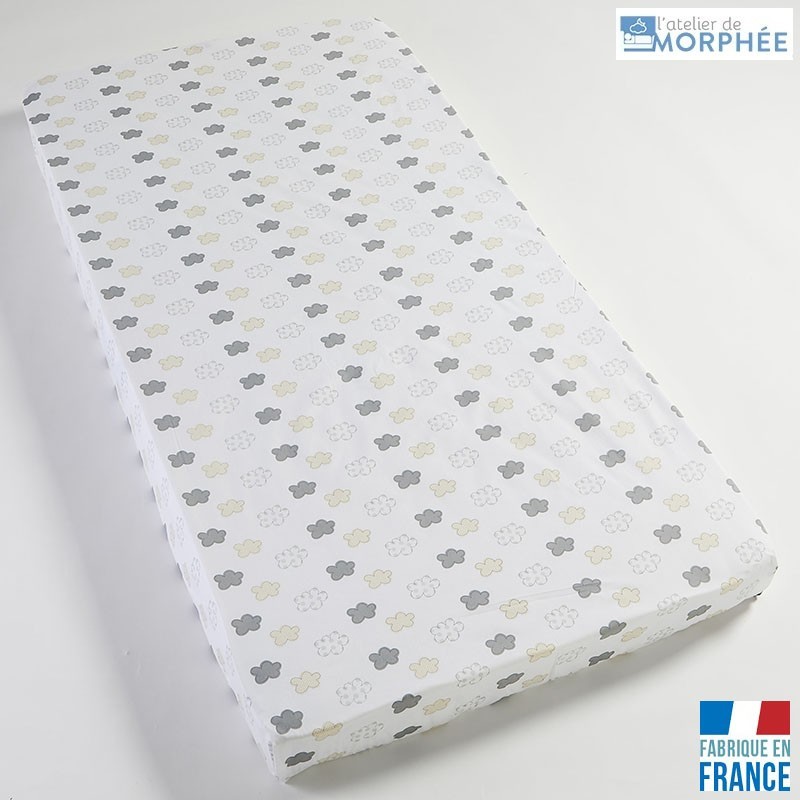 Drap housse Petit Nuage pour bébé