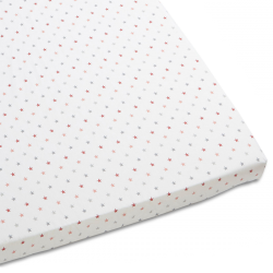 Drap housse étoilé pour matelas bébé