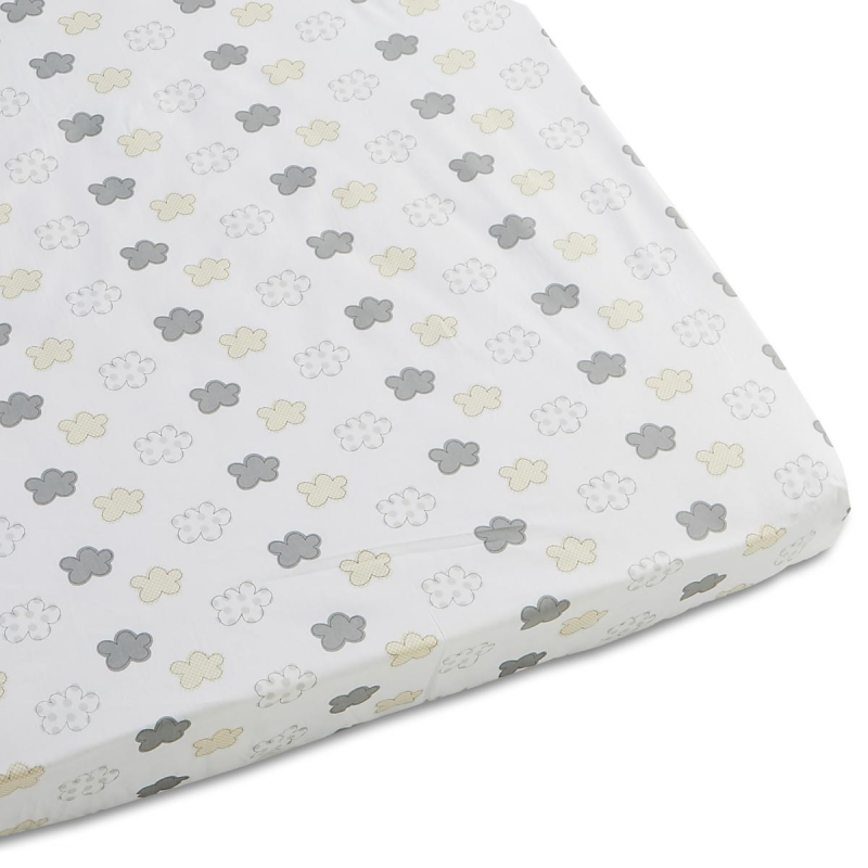 Drap Housse Bebe Motifs Petit Nuage