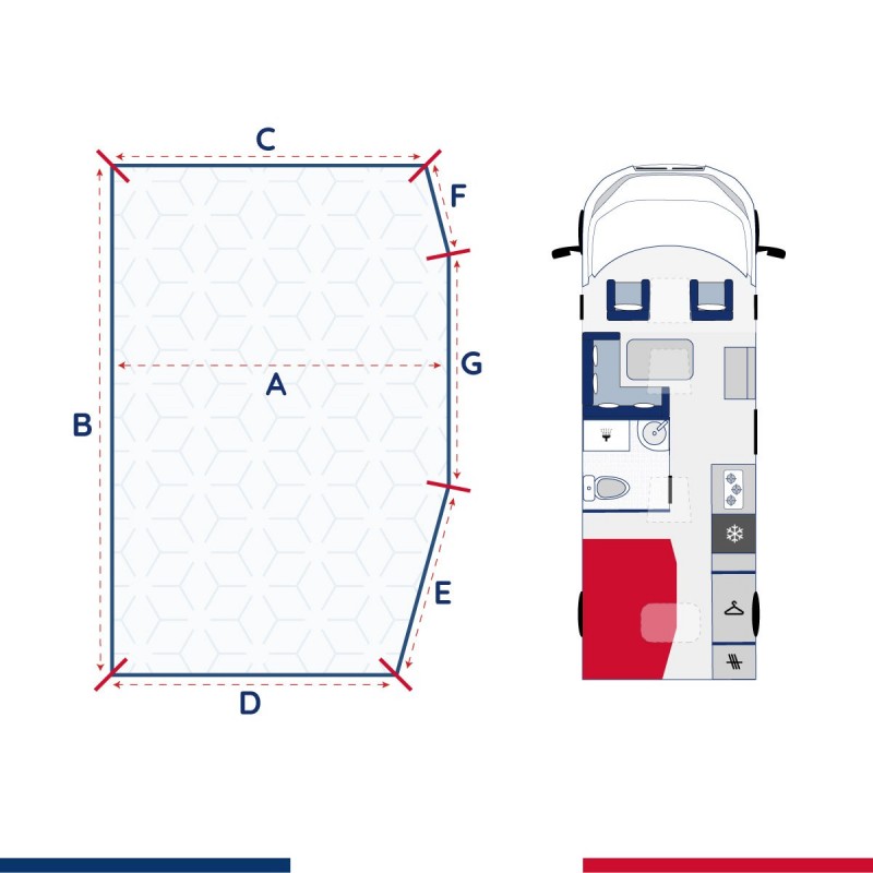 Matelas lit de côté Gabin