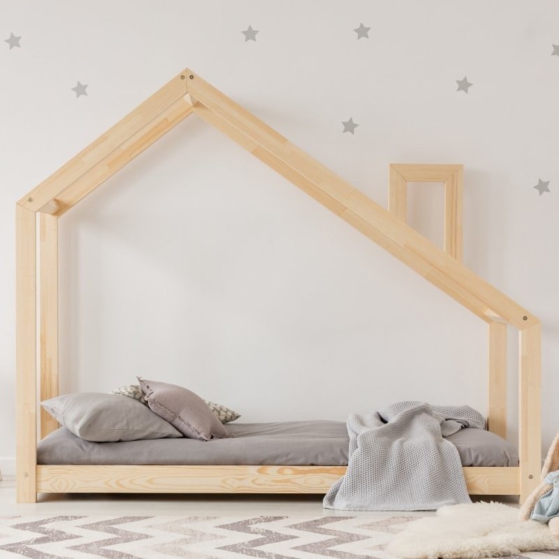 Cabane MONTESSORY : un lit douillet et ludique pour enfant