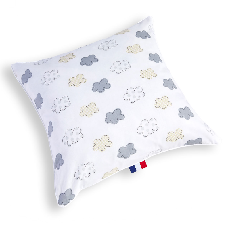 Coussin décoratif pour nouveau-nés et enfants en coton à motif avion