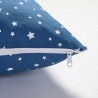 Coussin décoratif nuit étoilée bleu