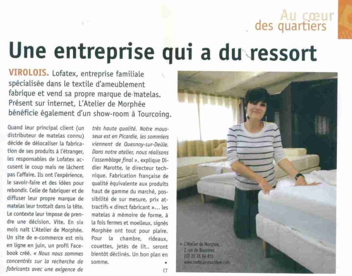 Fabricant française literie