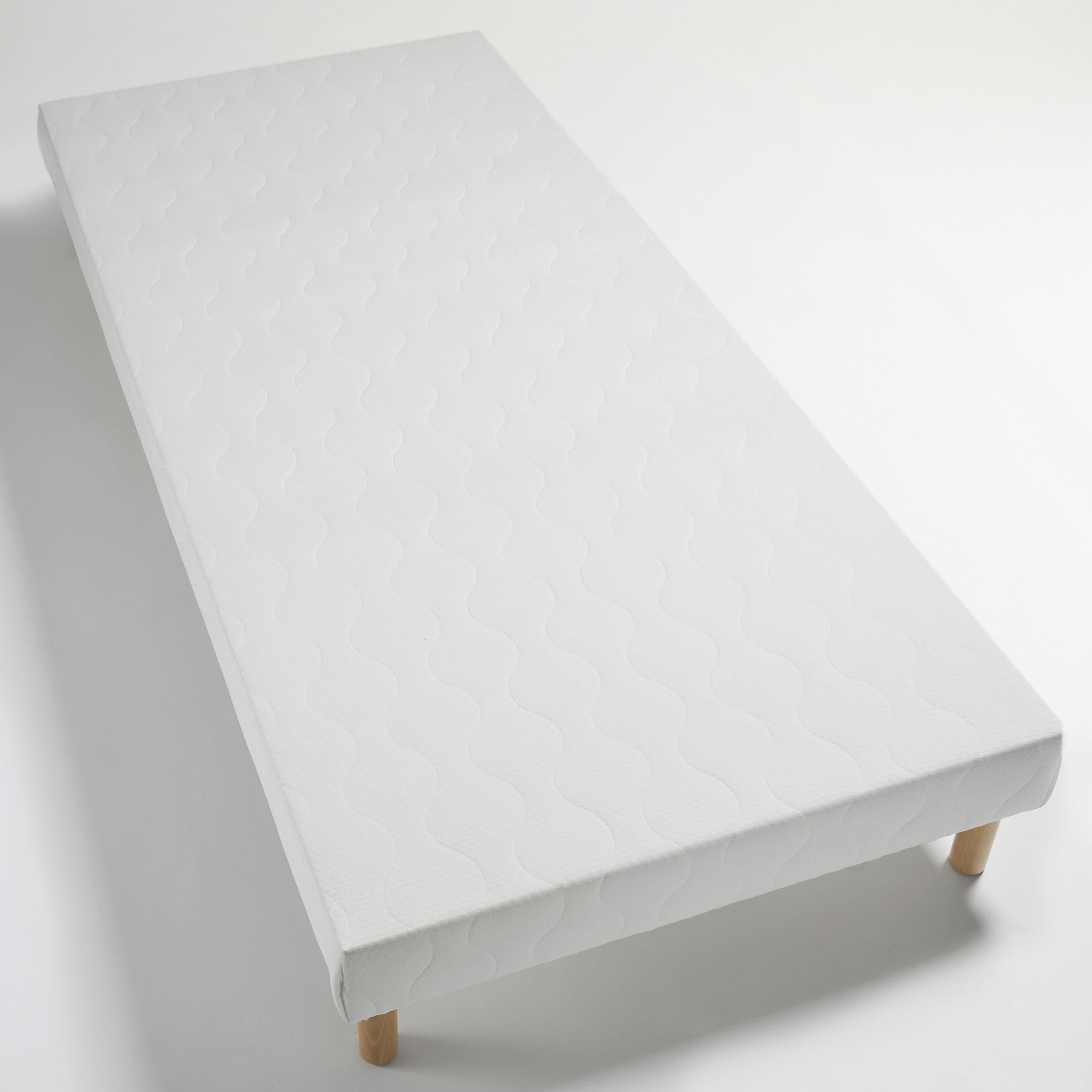 Sommier Tapissier Volige 80x190cm Avec 4 Pieds - Fabrication Française En Bois Massif